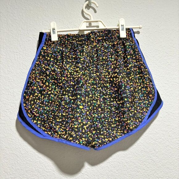 Nike Dri-Fit Womens Athletic Short in Small Multicolor High Rise Elastic Waist - Picture 2 of 6